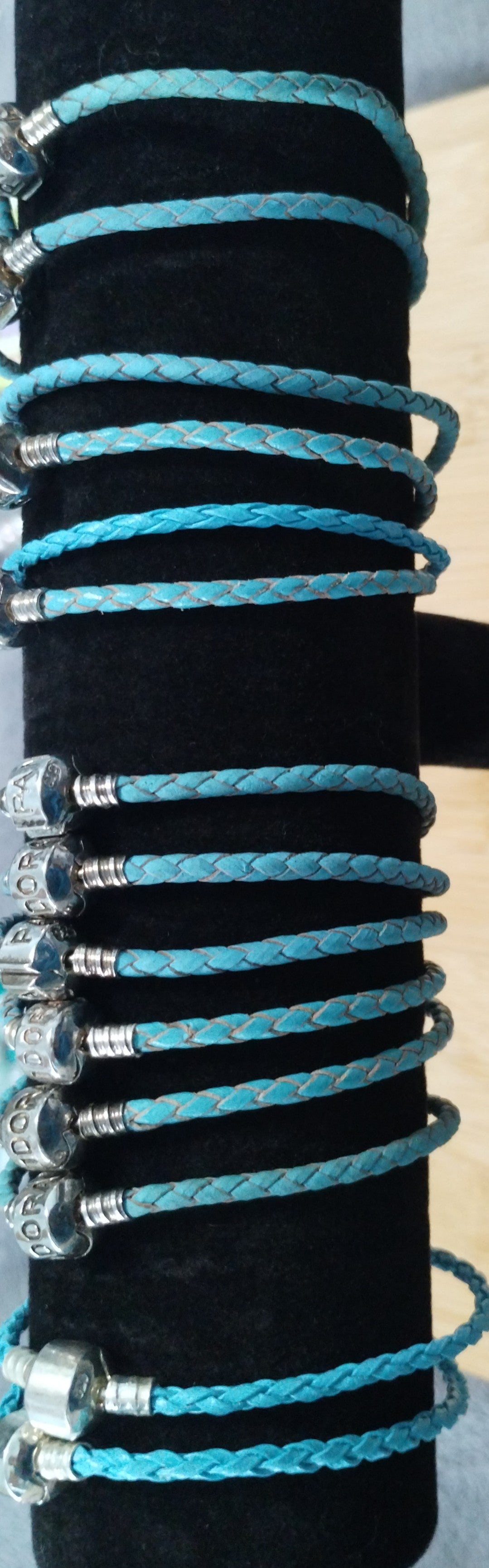 Light Blue European charm bracelets