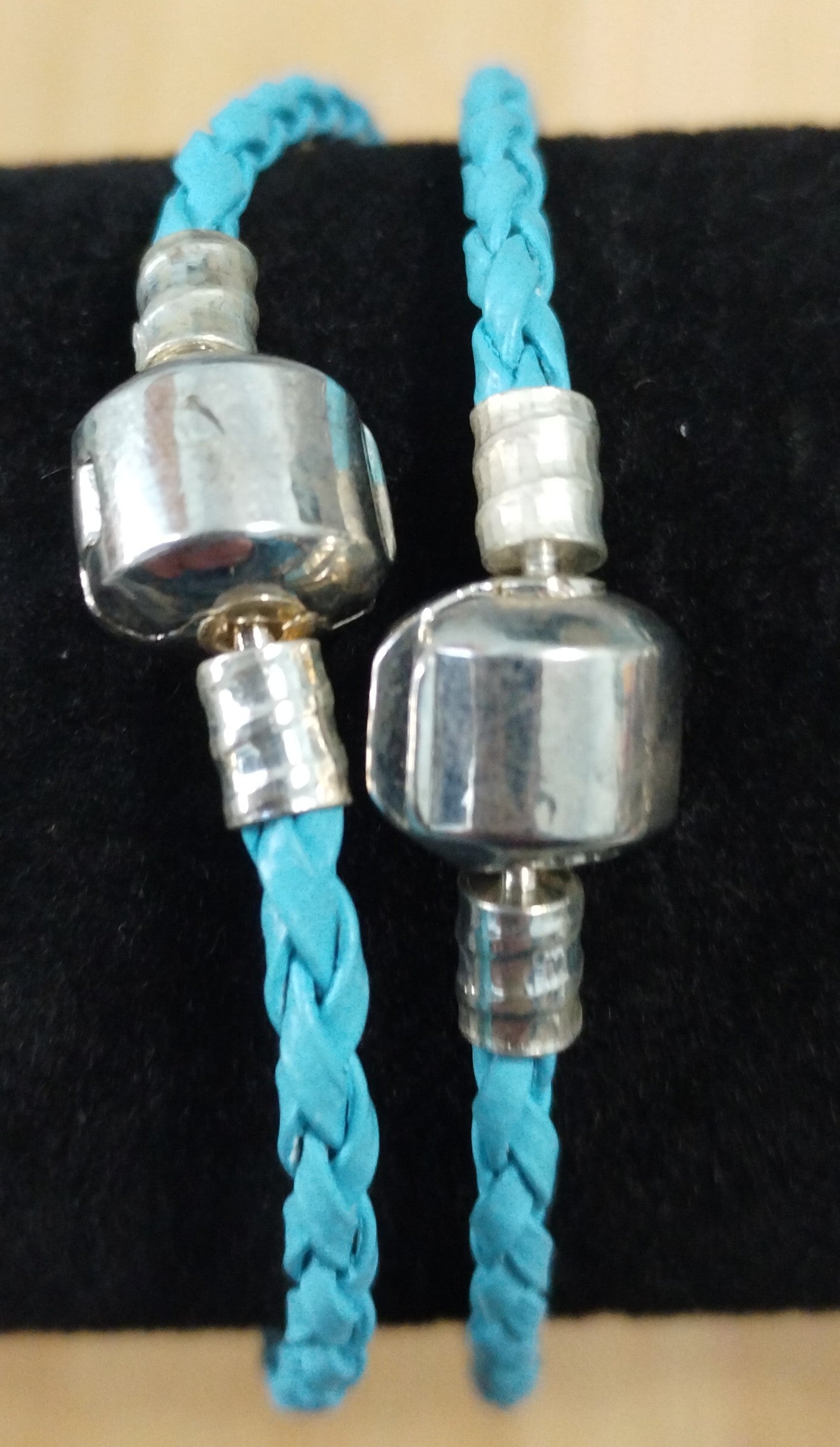 Light Blue European charm bracelets