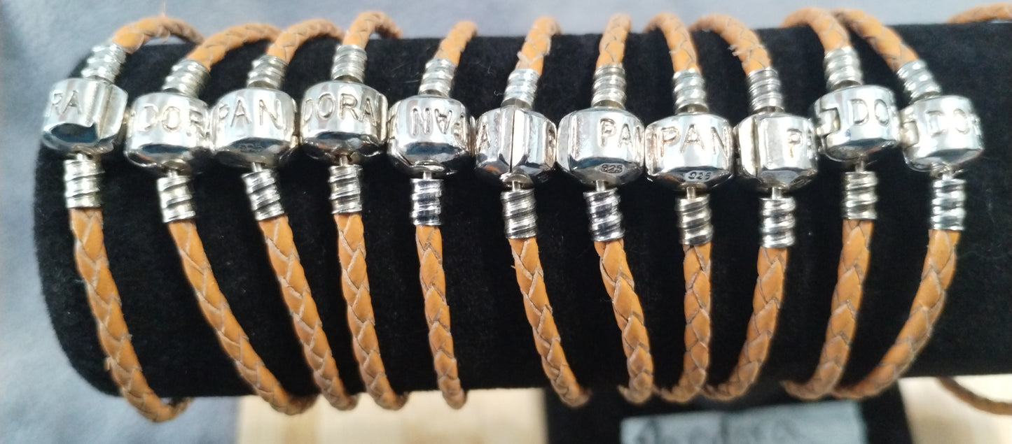 Antique Tan European style  Charm Bracelets