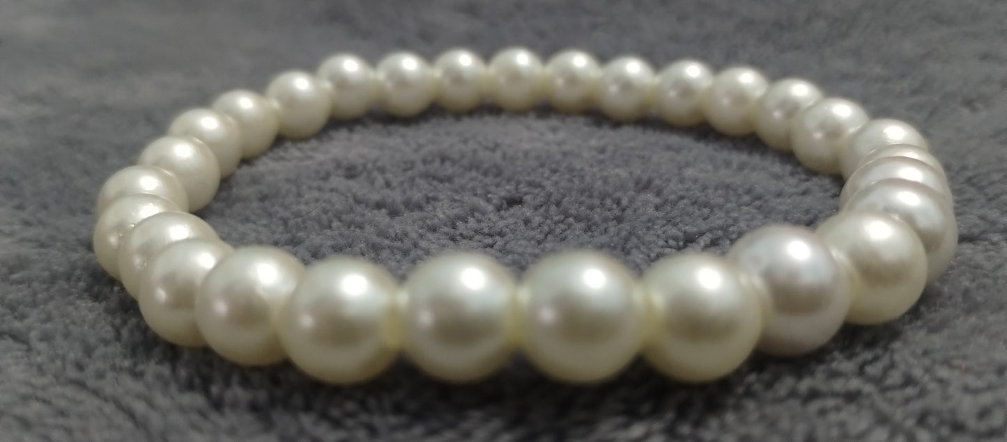 Colored Pearl bracelets 6 mm/8 mm