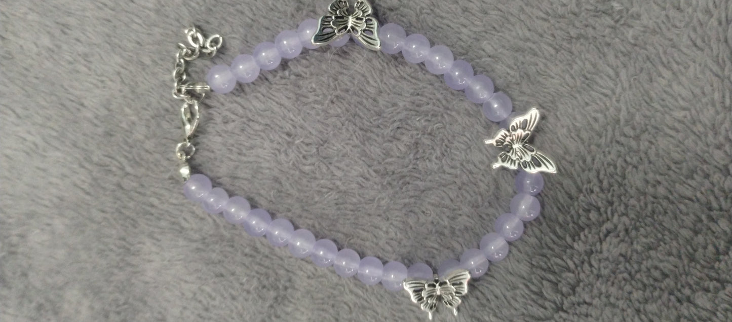 Purple Butterfly bracelet