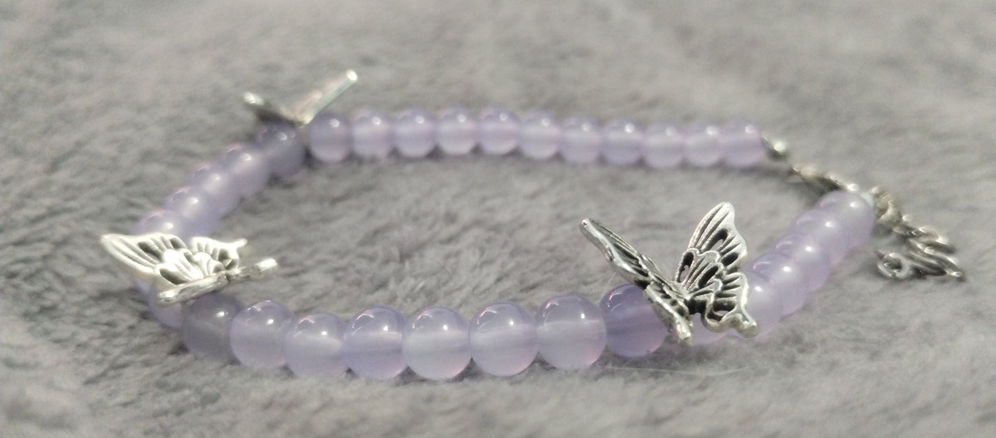 Purple Butterfly bracelet