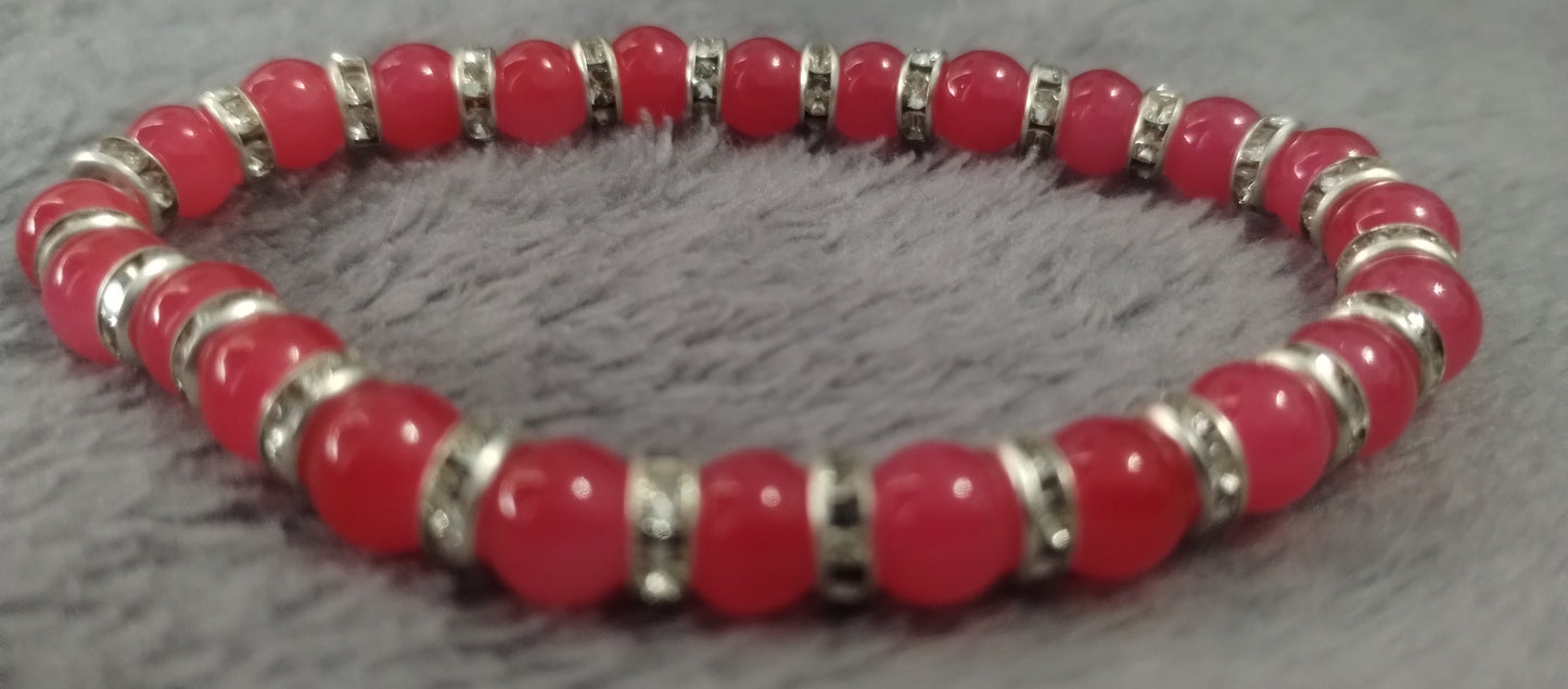 Stretch bracelets w/ sparkly spacers