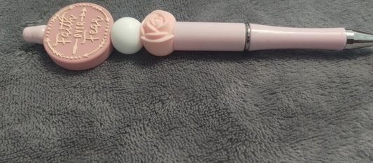 Pink Beaded Pens by Braelyn