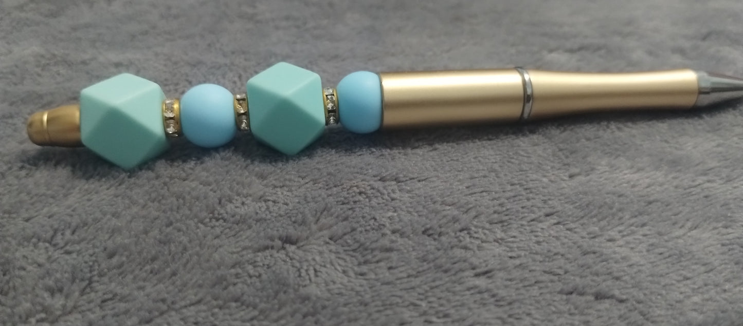 Silver or Gold Beaded Pens by Braelyn