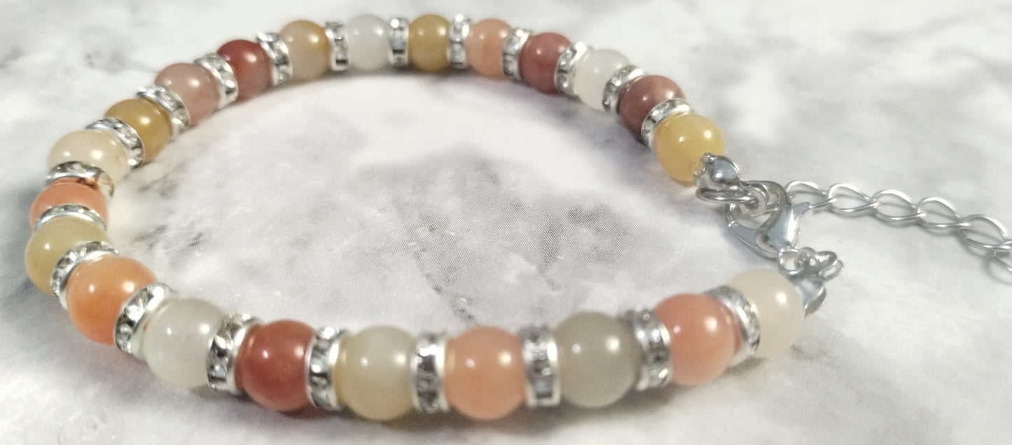 Light Imperial Jade stone bracelets