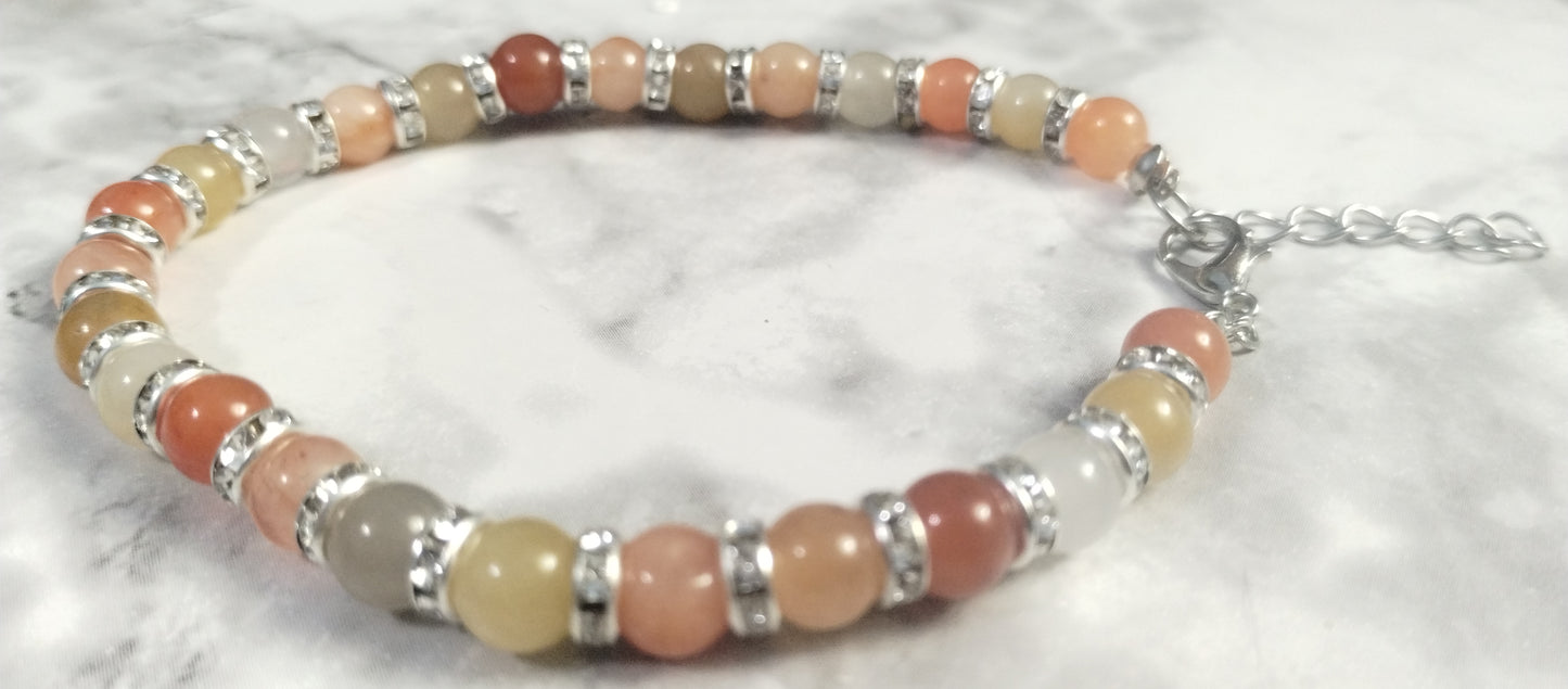 Light Imperial Jade stone bracelets