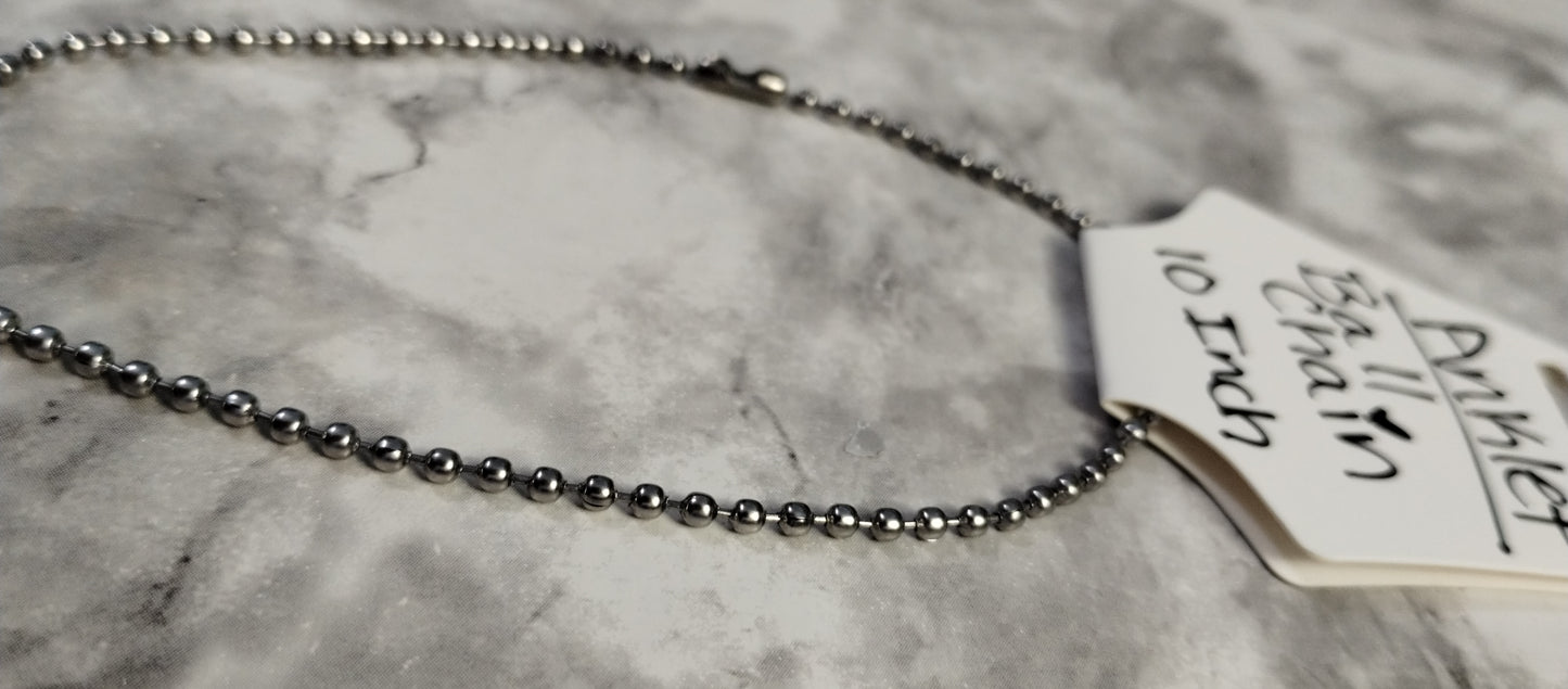 Anklet- ball chain