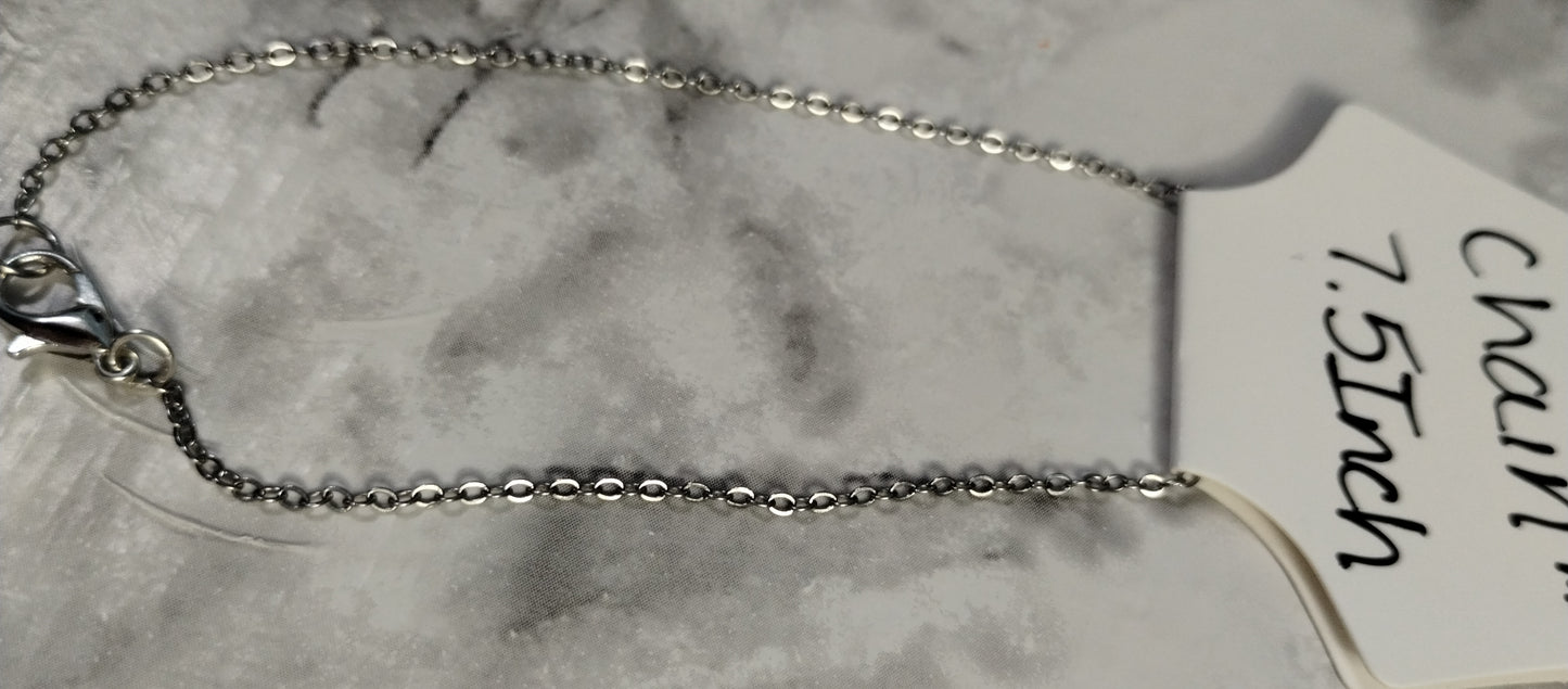 Silver cable chain bracelets- multiple styles