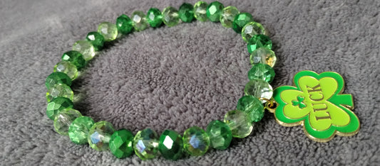 St. Patrick's day Crystal Stretch Bracelets