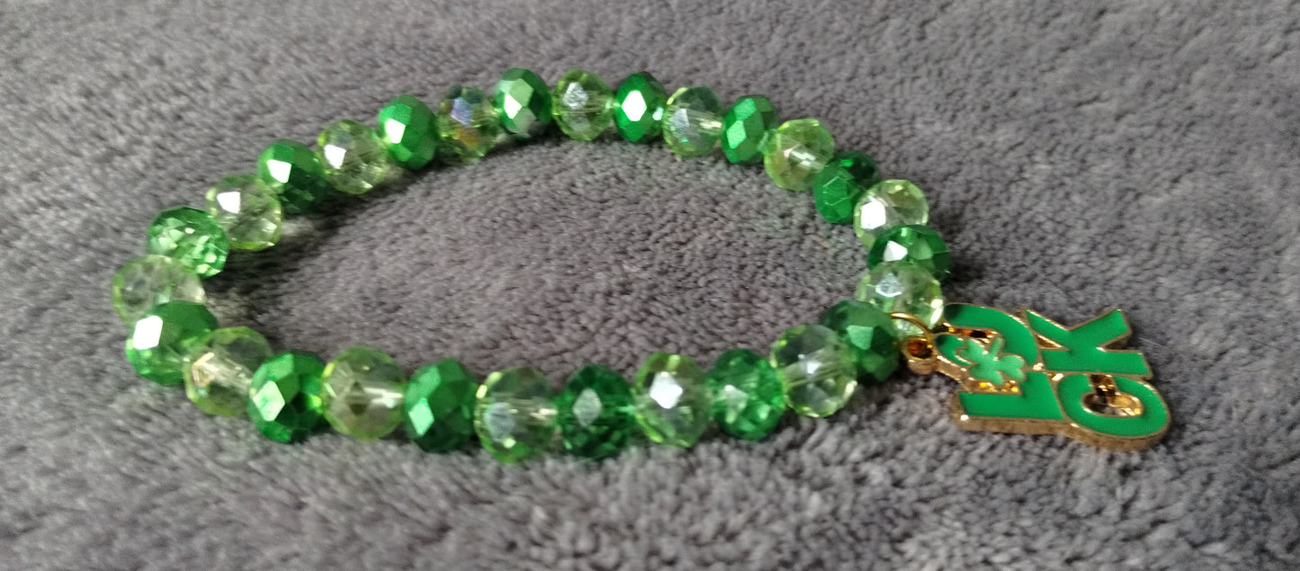 St. Patrick's day Crystal Stretch Bracelets