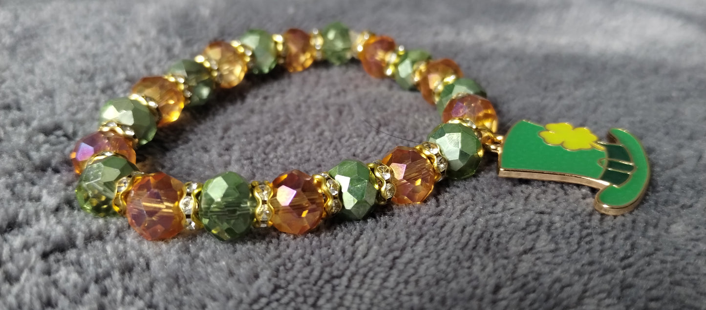 St. Patrick's day Crystal Stretch Bracelets