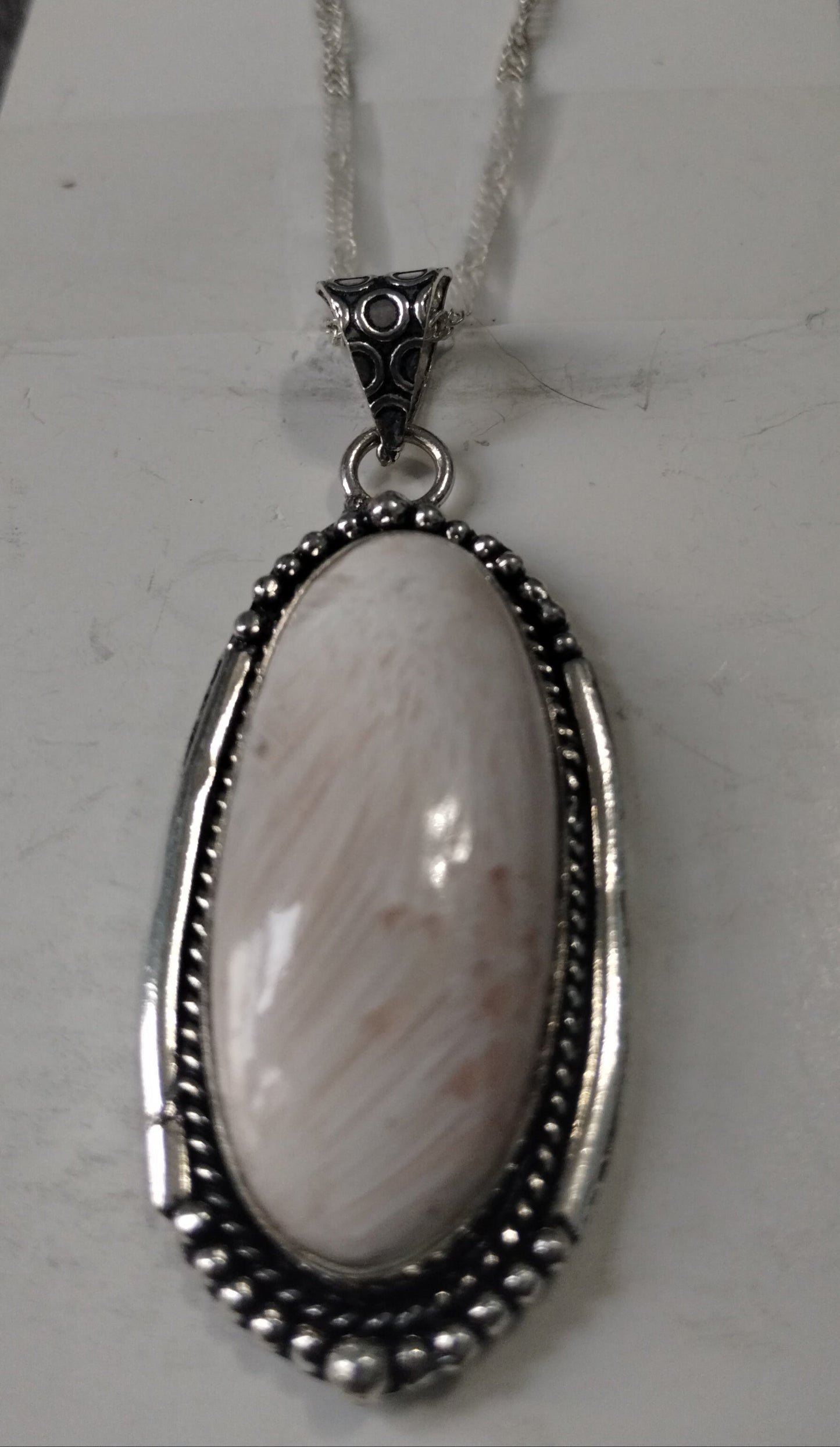 Scolecite (Large 2 inch) pendant Necklace